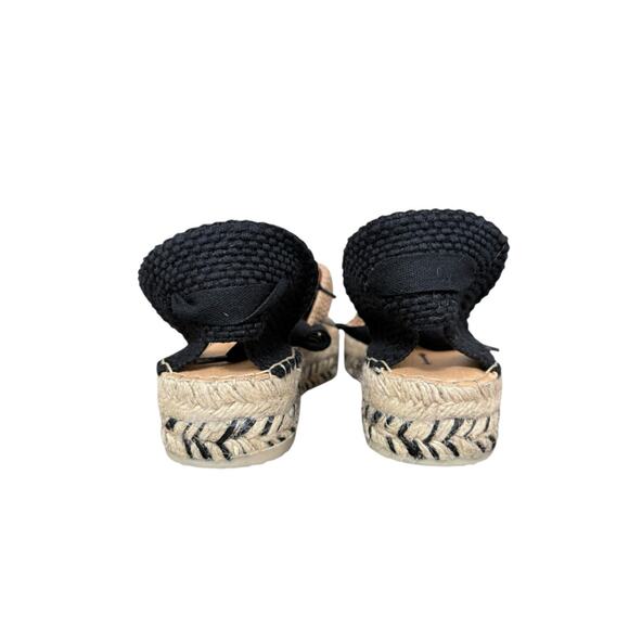 NIB! Free People Island Time Wrap Espadrilles Black/Tan - Size EU 39 / US 8.5 - Picture 7 of 12